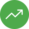 green graph icon