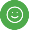 green smiley face icon